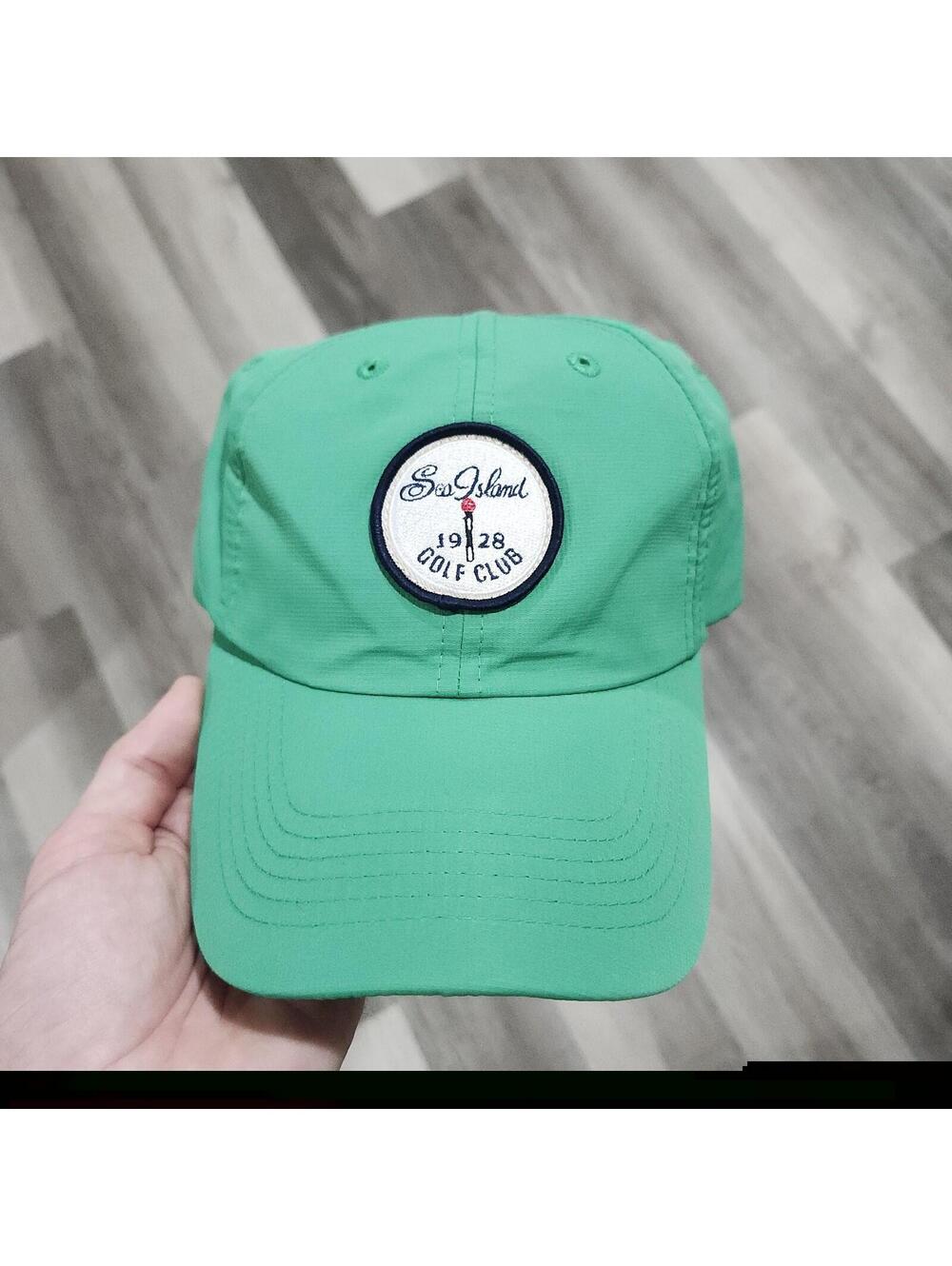 Sea Island Golf Performance Stretch Hat Cap Strapback Preppy Casual Summer Beach